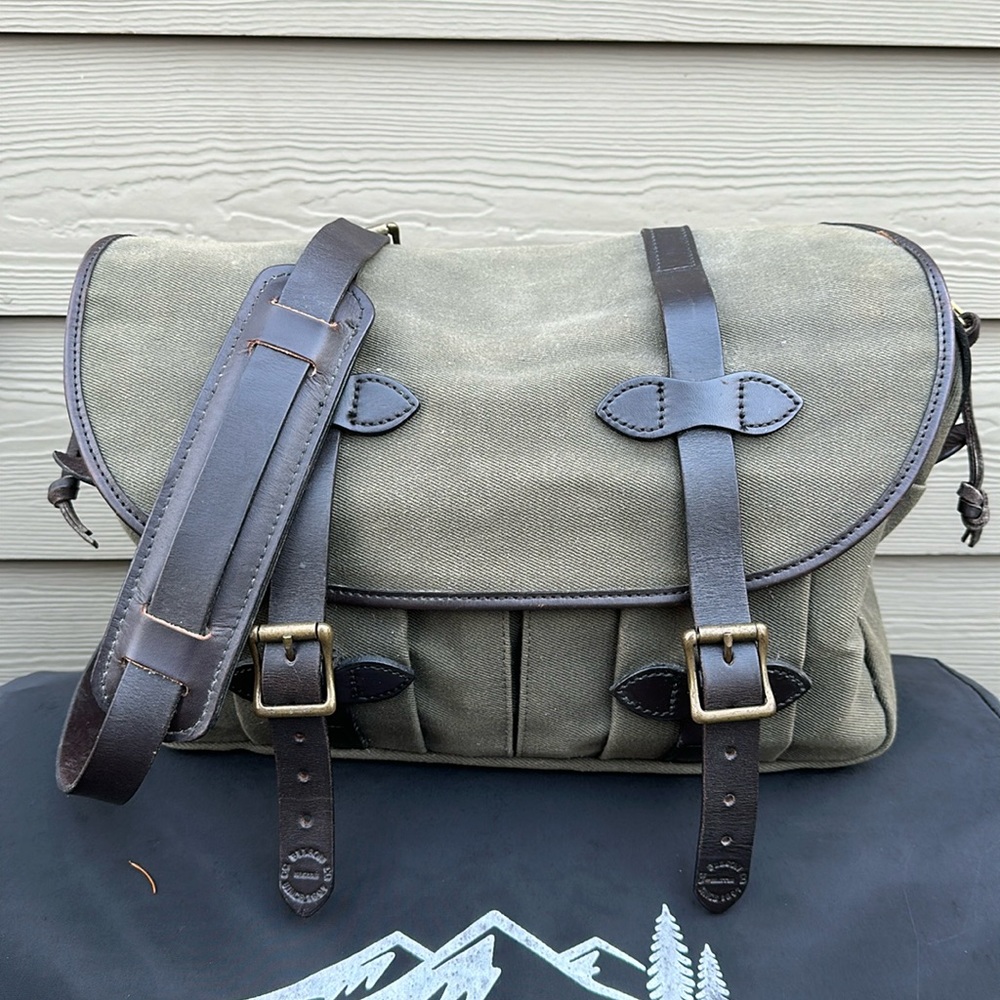 Rugged twill small carry on bag